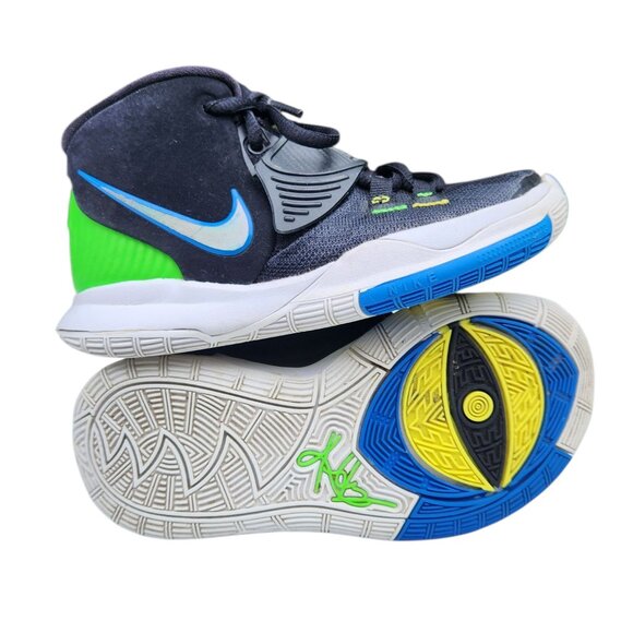 Nike Kyrie 6 Shutter Shades PS Black Soar Dynamic Yellow BQ5600-004 Sneakers 11C - Picture 12 of 13